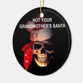 Pirate Santa Kerstversiering Keramisch Ornament (Links)