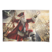 Pirate Santa Kussensloop (Voorkant-Links)