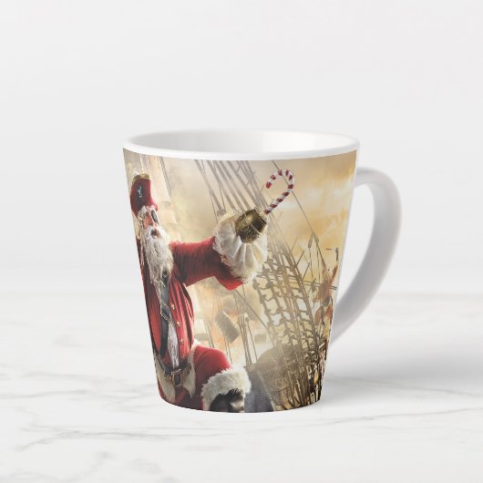 Pirate Santa Latte Mok (Rechterhoek)