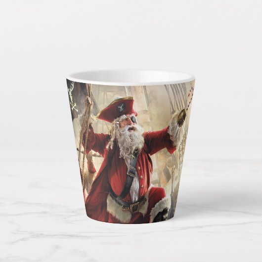 Pirate Santa Latte Mok (Voorkant)