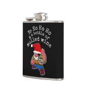 Pirate Santa Mulled Wine kerst Heupfles (Links)