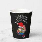 Pirate Santa Mulled Wine kerst Papieren Bekers (Achterkant)