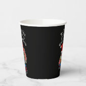 Pirate Santa Mulled Wine kerst Papieren Bekers (Links)