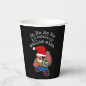 Pirate Santa Mulled Wine kerst Papieren Bekers (Voorkant)