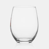 Pirate Santa Mulled Wine kerst Wijnglas Zonder Voet (Links)