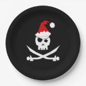 Pirate Santa Papieren Bordje (Voorkant)