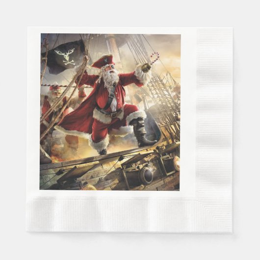 Pirate Santa Servet (Voorkant)
