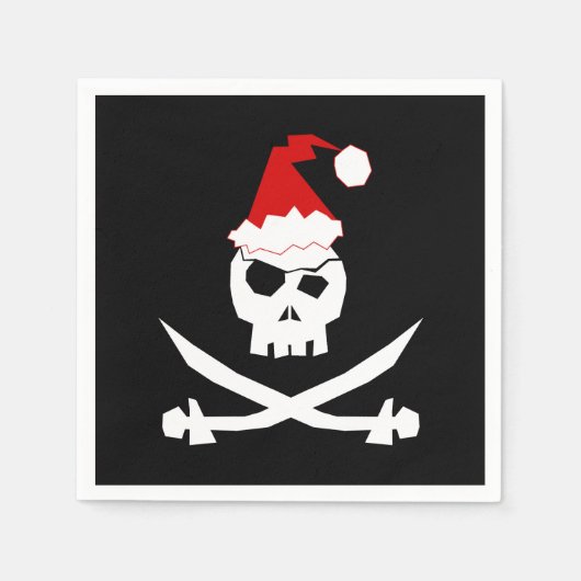 Pirate Santa Servetten (Voorkant)