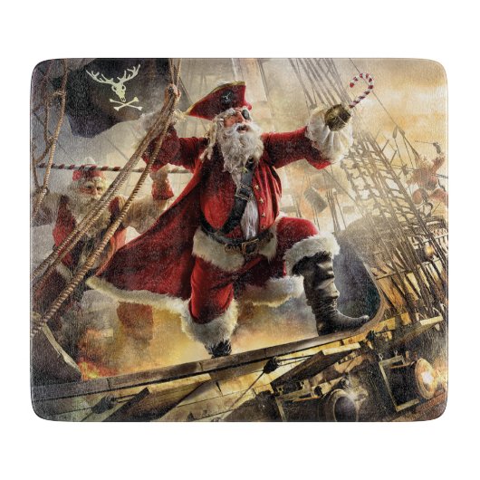 Pirate Santa Snijplank (Voorkant)