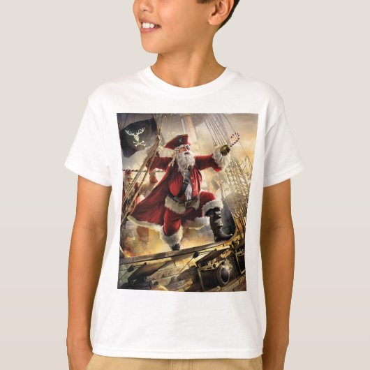Pirate Santa T-shirt (Voorkant)