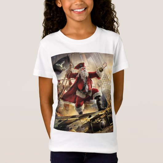 Pirate Santa T-shirt (Voorkant)