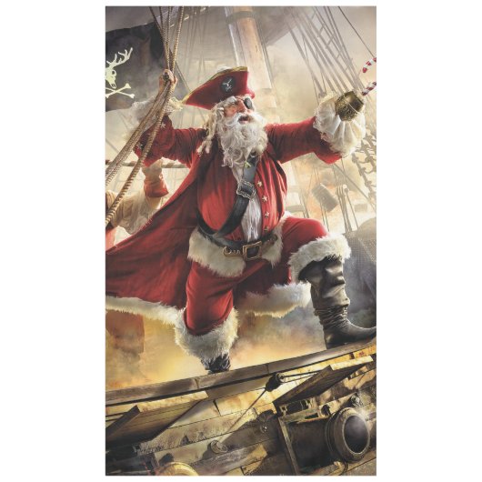 Pirate Santa Tafelkleed (Voorkant)