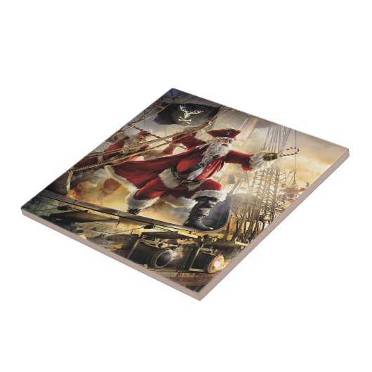 Pirate Santa Tegeltje (Zijkant)