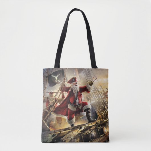 Pirate Santa Tote Bag (Voorkant)