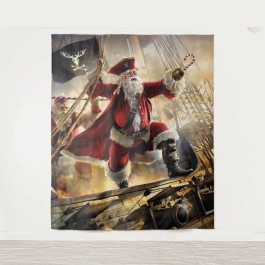 Pirate Santa Wandkleed (Voorkant)