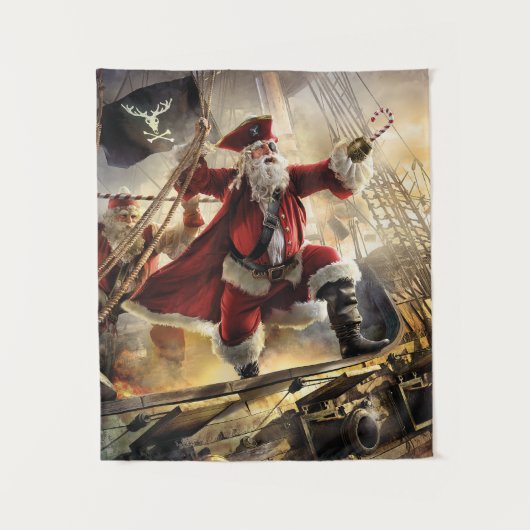 Pirate Santa Wandkleed (Voorkant)