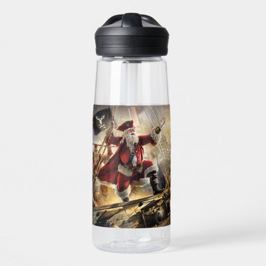 Pirate Santa Waterfles (Voorkant)