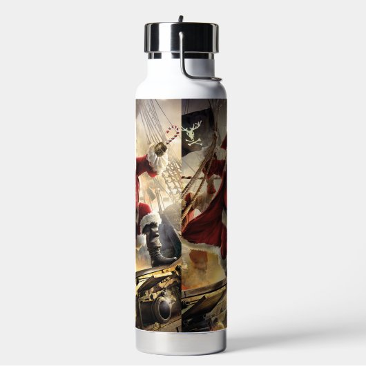 Pirate Santa Waterfles (Links)