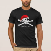 Pirate Santa Yo Ho Ho Mannen Shirt (Voorkant)