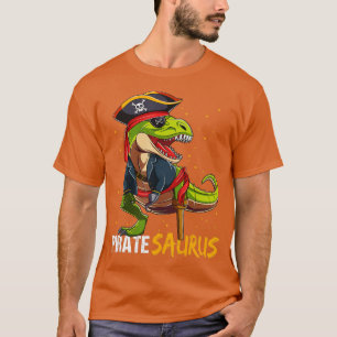 Pirate Saurus dinosaur t rex halloween voor jongen T-shirt
