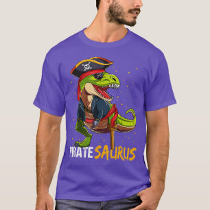 Pirate Saurus dinosaur t rex halloween voor jongen T-shirt