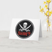 Pirate Savvy Kaart (Gele Bloem)