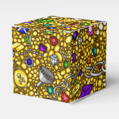 Pirate schatkist partij gunsten bedankdoosjes (Voorkant Zijde)