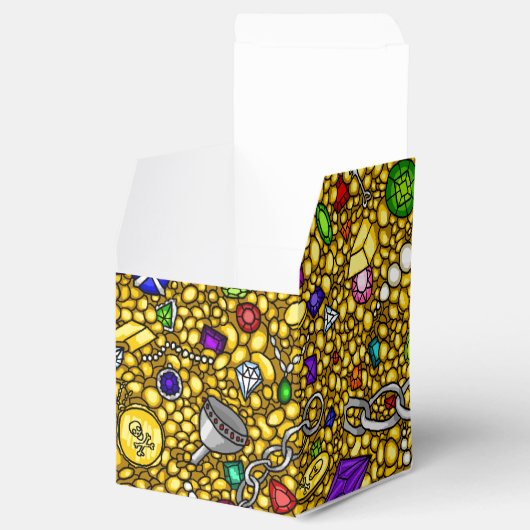 Pirate schatkist partij gunsten bedankdoosjes (Geopend)