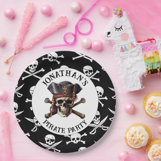 PIRATE SCHATTIGE Papier Bord (Feest)