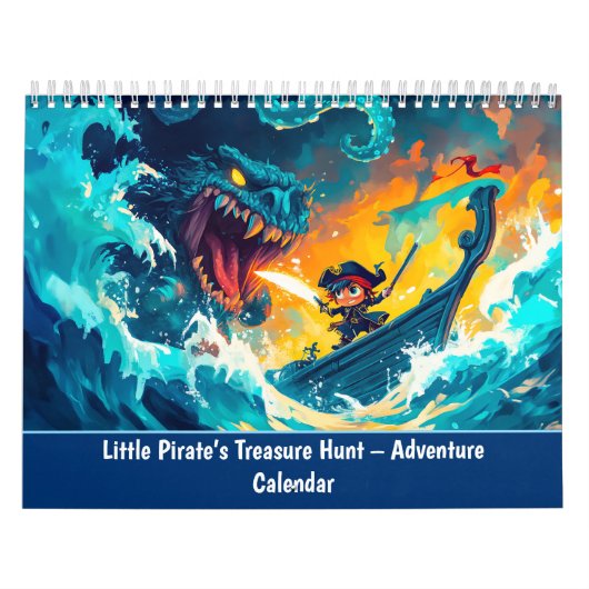 Pirate Schatzoektocht – Avotuurkalender Kalender (Hoes)