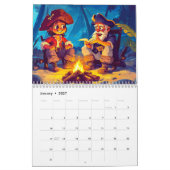 Pirate Schatzoektocht – Avotuurkalender Kalender (Jan 2027)