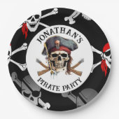 PIRATE schedel CAPTAIN Papier Bord (Voorkant)