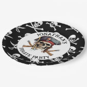 PIRATE schedel en crossbones Papier Bord (Gekanteld)