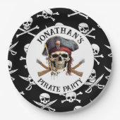 PIRATE schedel en crossbones Papier Bord (Voorkant)