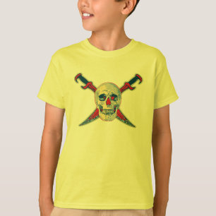 Pirate (schedel) - Kinderen basisch onbuigzaam kom T-shirt