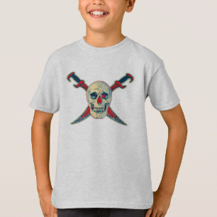 Pirate (schedel) - Kinderen basisch onbuigzaam kom T-shirt
