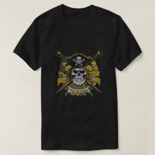 Pirate schedel met griezelige grijns / Shiver Me T T-shirt