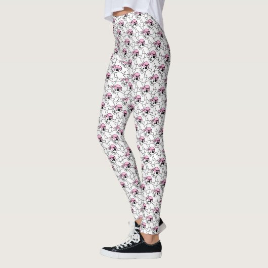 Pirate schedel met Kruisbeenderen/Leggins Leggings (Links)