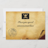 PIRATE SCHIP BATTLE / ANTIEK PIRATEN BEHANDELINGSK AANKONDIGING (Achterkant)