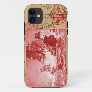 PIRATE SCHIP BATTLE / ANTIEK PIRATEN BEHANDELINGSK Case-Mate iPhone CASE