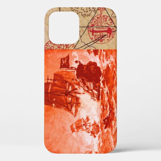 PIRATE SCHIP BATTLE / ANTIEK PIRATEN BEHANDELINGSK Case-Mate iPhone CASE (Achterkant)