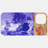 PIRATE SCHIP BATTLE / ANTIEK PIRATEN BEHANDELINGSK Case-Mate iPhone CASE (Achterkant / Rechts)