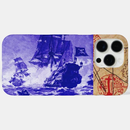 PIRATE SCHIP BATTLE / ANTIEK PIRATEN BEHANDELINGSK Case-Mate iPhone CASE (Achterkant (horizontaal))