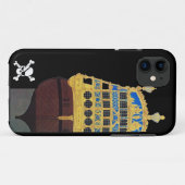 PIRATE SCHIP BATTLE / ANTIEK PIRATEN BEHANDELINGSK Case-Mate iPhone CASE (Achterkant (horizontaal))