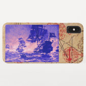 PIRATE SCHIP BATTLE / ANTIEK PIRATEN BEHANDELINGSK Case-Mate iPhone CASE (Achterkant (horizontaal))