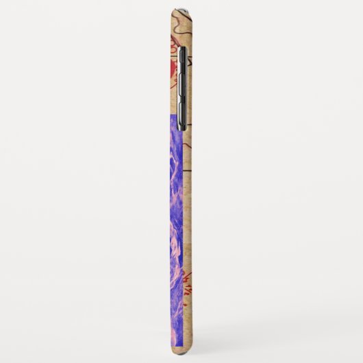 PIRATE SCHIP BATTLE / ANTIEK PIRATEN BEHANDELINGSK Case-Mate iPhone CASE (Achterkant/links)