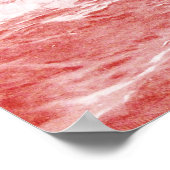 PIRATE SCHIP BATTLE IN ANTIEK ROOD POSTER (Hoek)