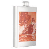PIRATE SCHIP BATTON IN rood Heupfles (Rechts)