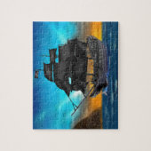 PIRATE SCHIP OP SUNSET LEGPUZZEL (Verticaal)