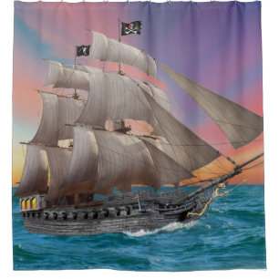PIRATE SCHIP VAN BLACK-BEARD DOUCHEGORDIJN